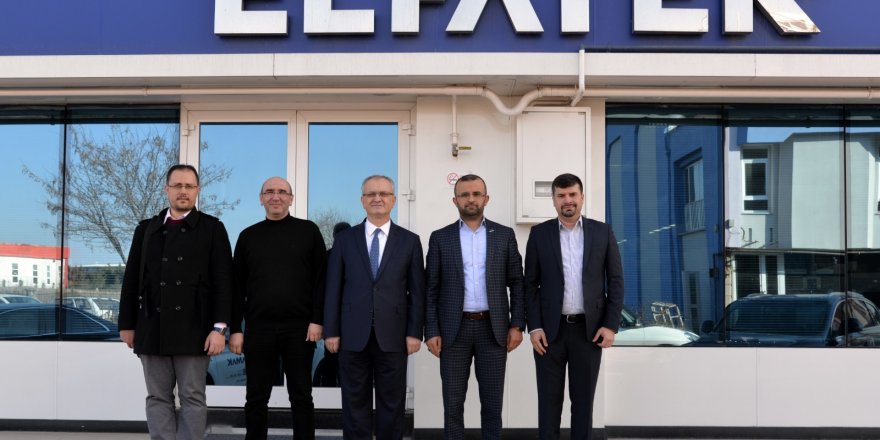 Özçelik’ten Elfatek Elektronik’e ziyaret