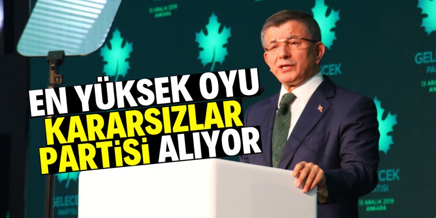 Davutoğlu'nun masasında Erdoğan'ı üzecek anket