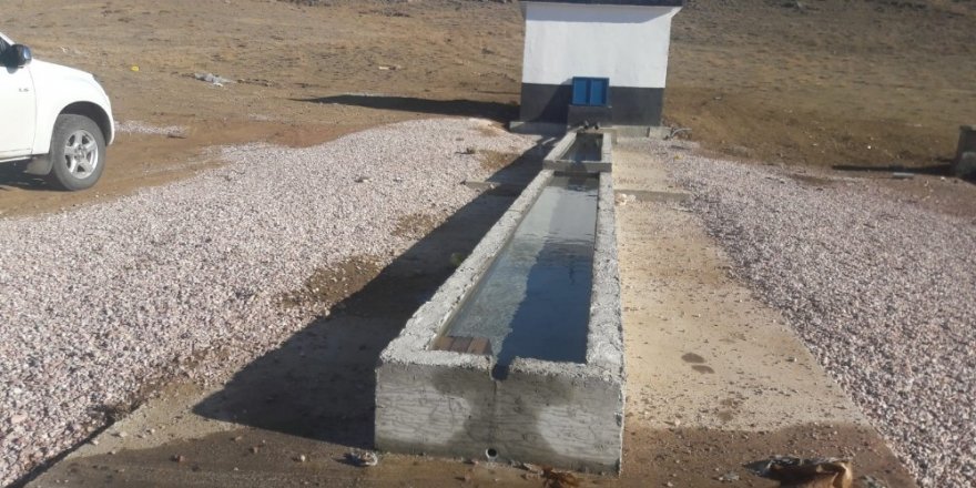 Aksaray’da köylere hayvan içme suyu tesisi yapıldı