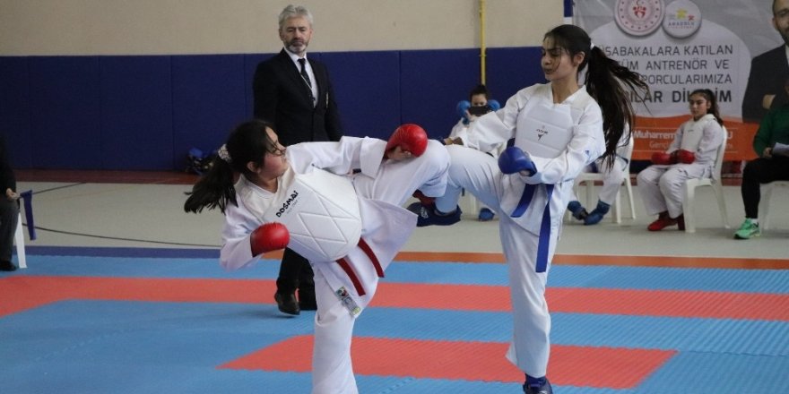 Karaman, analig karate grup müsabakalarına ev sahipliği yaptı