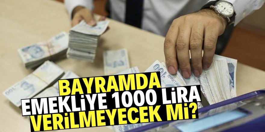 Emeklilerin bayram ikramiyeleri kaldırılıyor mu?