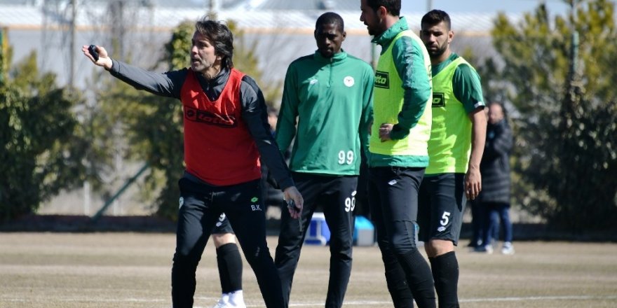 Konyaspor, Kasımpaşa maçı hazırlıklarını sürdürüyor