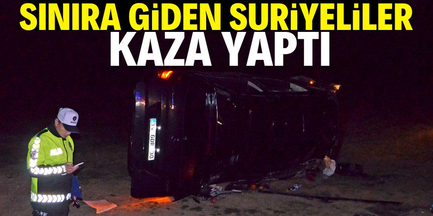 Konya'da Suriyelileri taşıyan minibüs devrildi: 14 yaralı