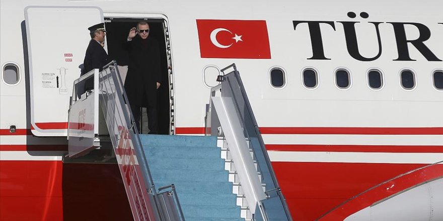 Cumhurbaşkanı Erdoğan Rusya'ya gitti