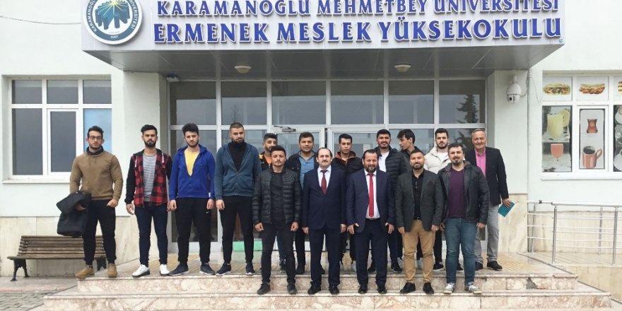 Rektör Akgül, Ermenek MYO’da personel ve öğrencilerle buluştu