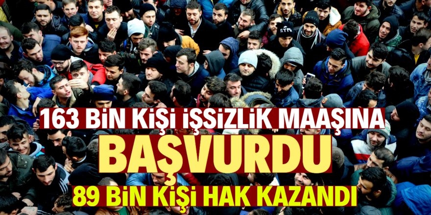 İşsizlik maaşına rekor başvuru!