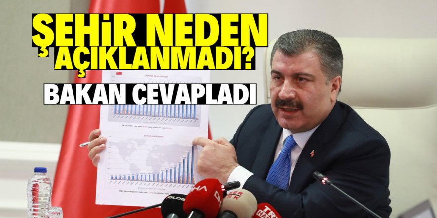 Sağlık Bakanı Koca, koronavirüsün görüldüğü şehri neden açıklamadı?