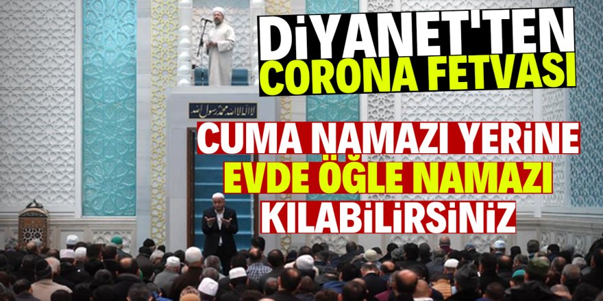 Din İşleri Yüksek Kurulu’ndan cuma namazı açıklaması