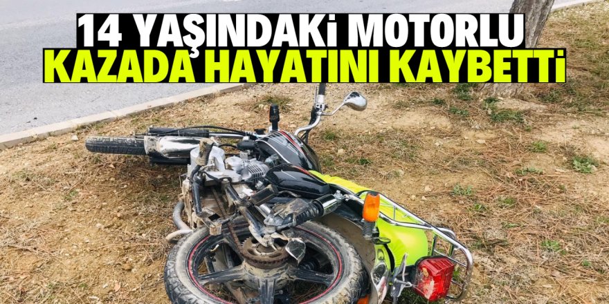 Motosiklet otomobile çarptı: 1 ölü, 2 yaralı