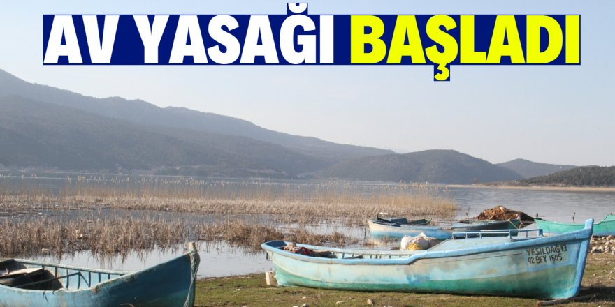 Beyşehir Gölü'nde avlanma yasağı başladı