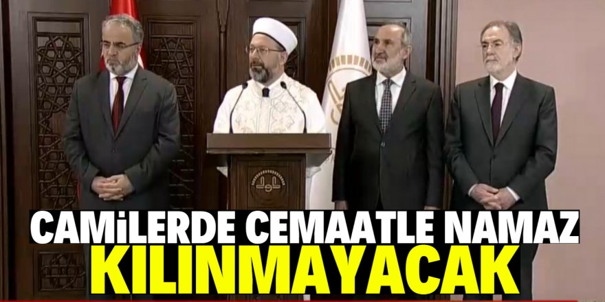 Cemaatle namaza koronavirüs arası