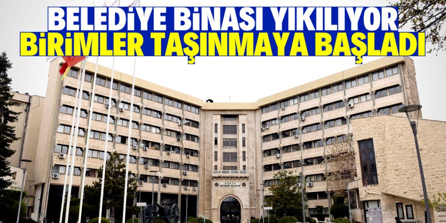 Büyükşehir Belediyesi geçici hizmet binalarına taşınıyor