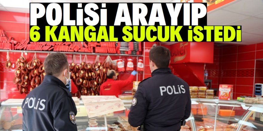 92 yaşındaki Necmettin amca polise kangal sucuk sipariş etti