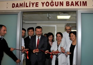 Selçuk Tıp'ta dahiliye yoğun bakım ünitesi hizmete açıldı