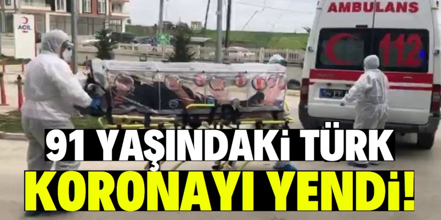 91 yaşındaki İbrahim amca koronayı yendi!