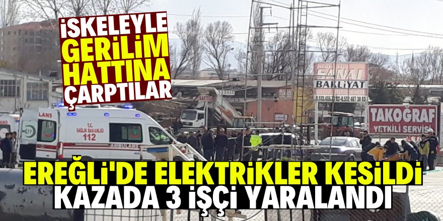 Ereğli'de korkutan iş kazası!