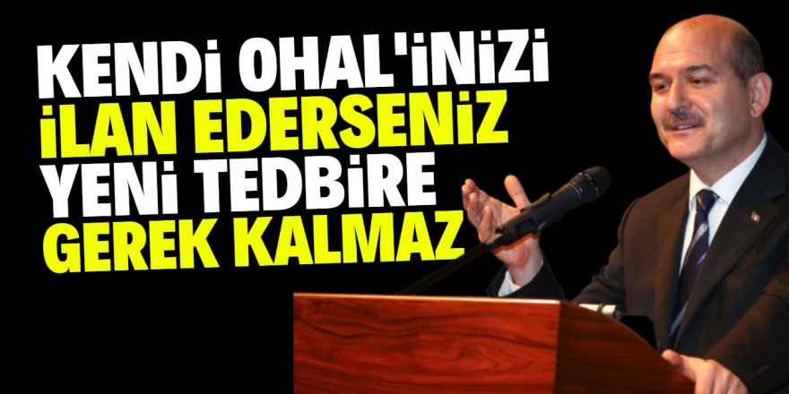 Bakan Soylu'dan 'sokağa çıkma yasağı' tartışmalarına ilişkin açıklama