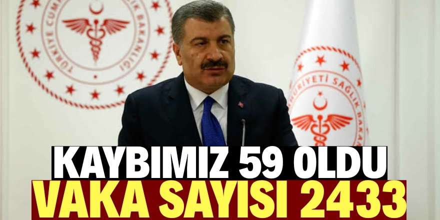 Bakan Koca: 561 yeni vaka var