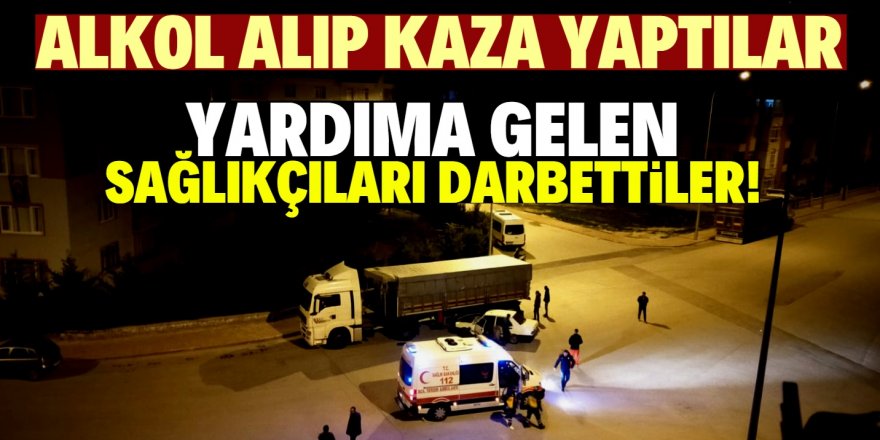 Konya'da 112 ambulans ekibini darbettiler!