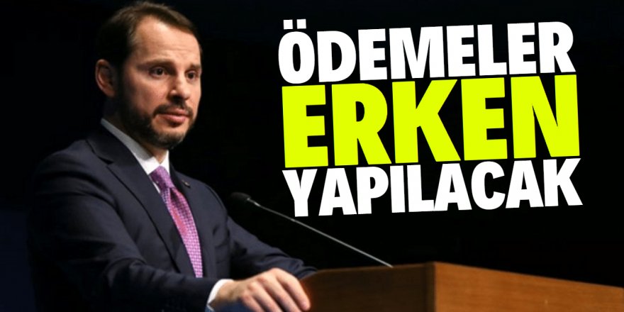 Bakan Albayrak: Çiftçilere ödeme yapılacak!