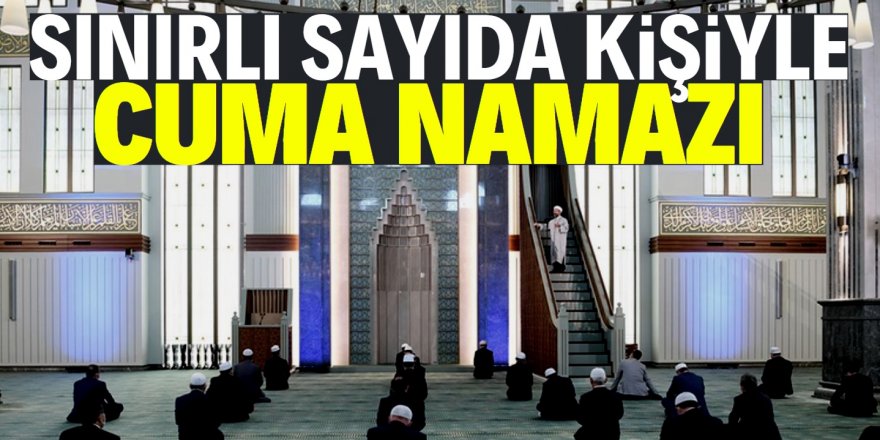 Beştepe'de 'Cuma Namazı' kılındı