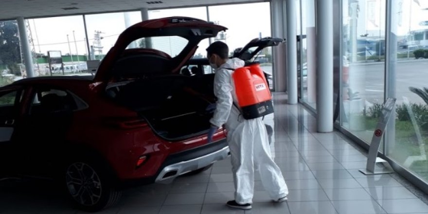 KIA Motorcu’dan dezenfeksiyon önlemi