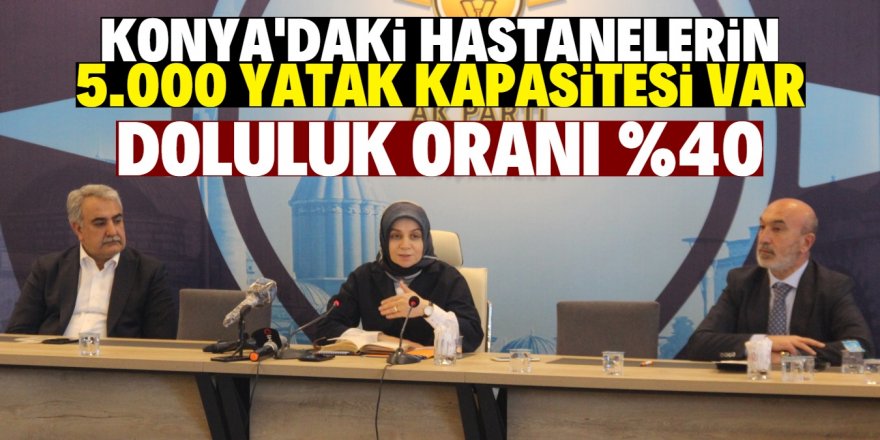 Usta: "Konya merkezli vaka yok denilecek kadar az"