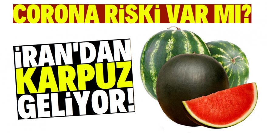 Sağlık Bakanlığı onaylı 'İran karpuzu' ithalatı!