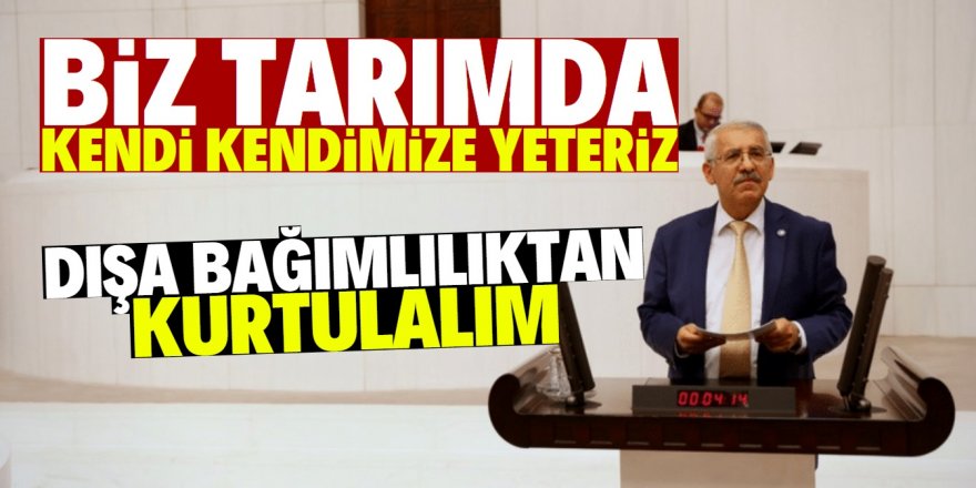 Tarımda yerli üretim artmalı