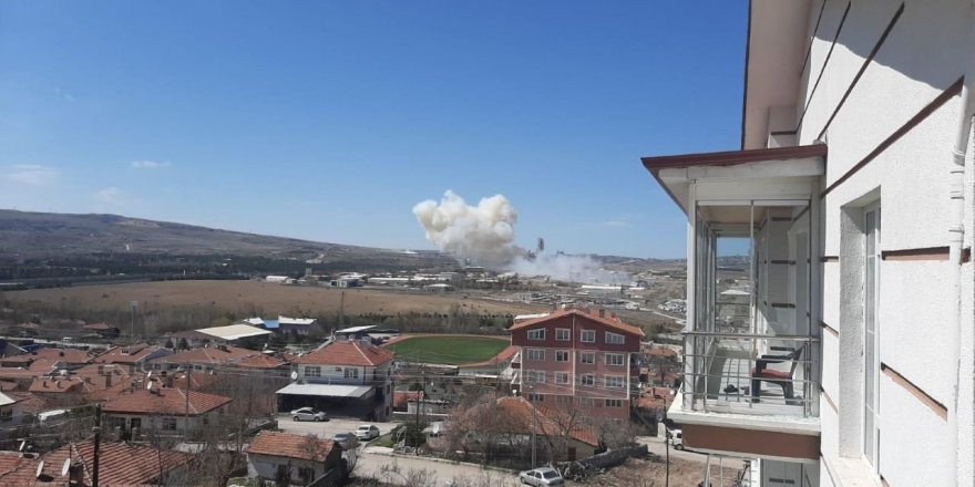 Ankara'da Roketsan'da patlama