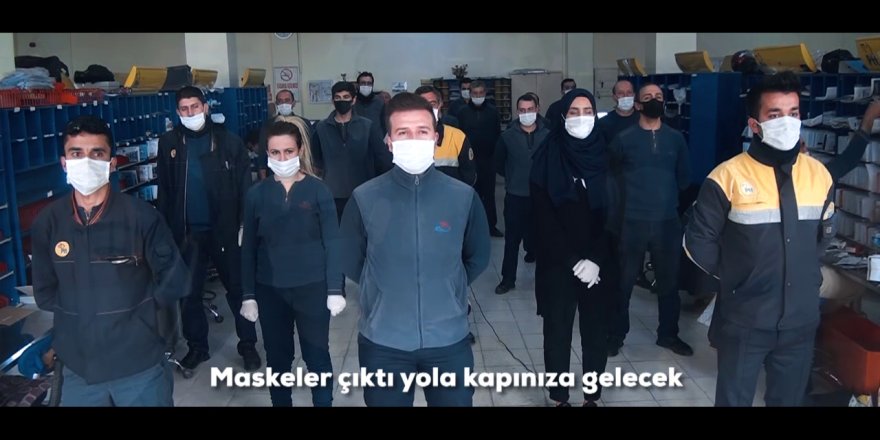 Postacılardan korona virüs marşı