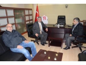 Yazar Ahmet Turgut'tan Başkanı Korkmaz'ı Ziyaret