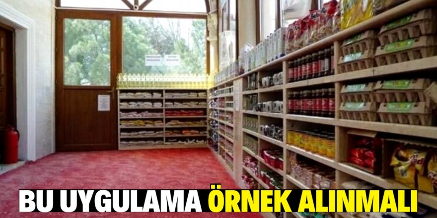 İhtiyacı olan alıyor imkanı olan ikram ediyor