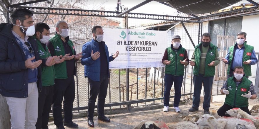 Abdullah Baba Vakfı’ndan   kurban seferberliği 