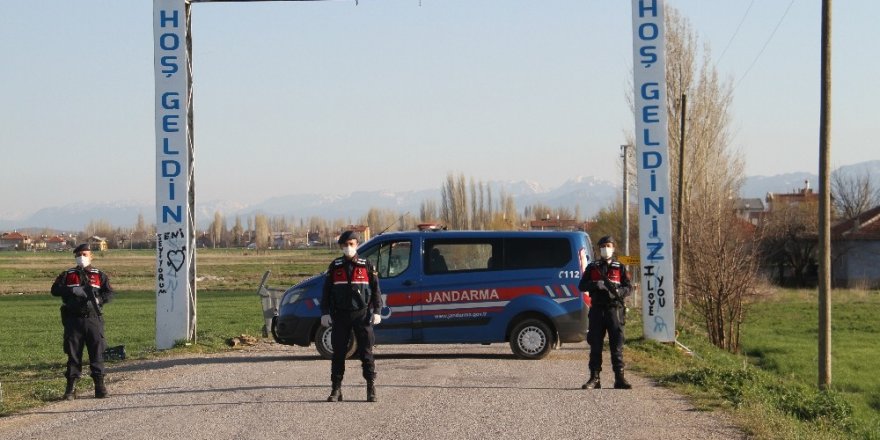 Beyşehir’in bir mahallesinde karantina tedbirleri sürüyor