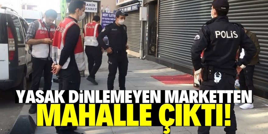 Kepenk açıldı içinden mahalle çıktı!