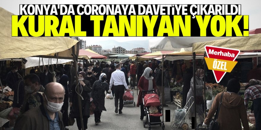 Yazır Semt Pazarı'nda kural tanınmadı!