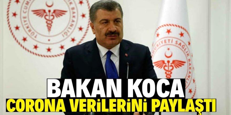 Bakan Koca: "Son 20 gün içinde en az vaka bugün görüldü"