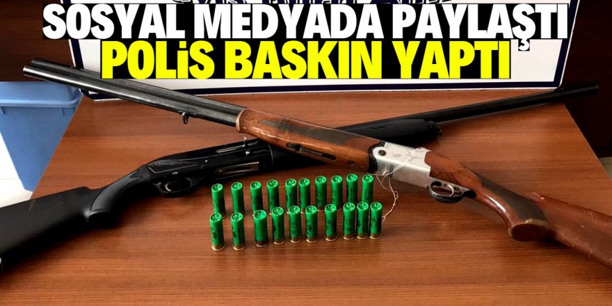 Konya'da ruhsatsız iki silaha el konuldu