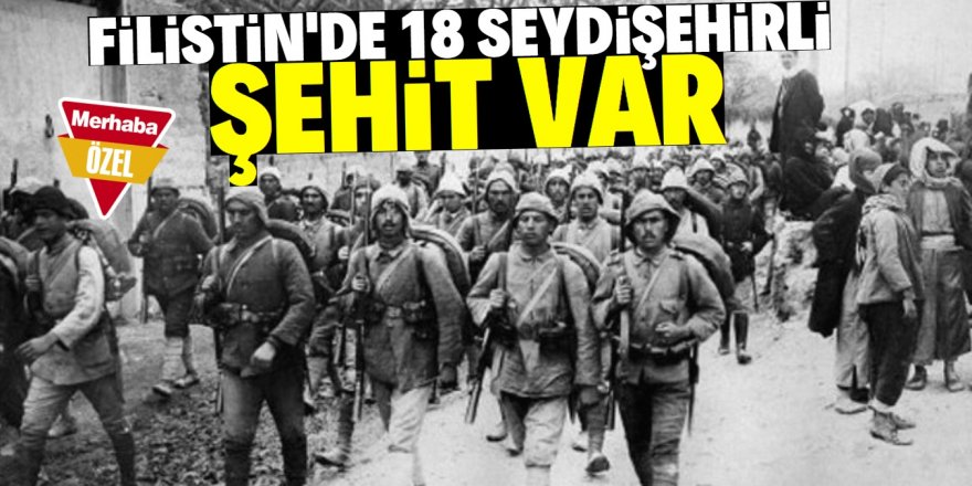 Kudüs mezarlıklarında Seydişehirli şehitler