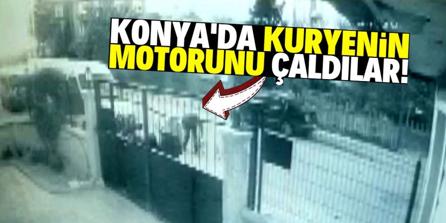 Yemek siparişi getiren kuryenin motorunu çaldılar