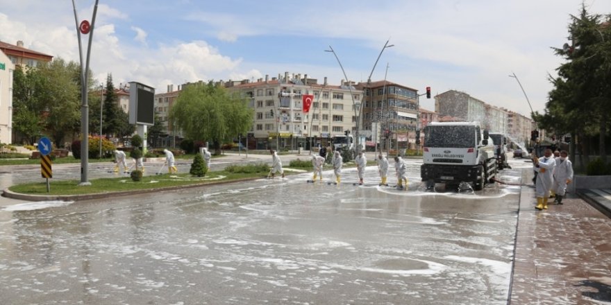 Ereğli cadde ve sokakları temizlendi