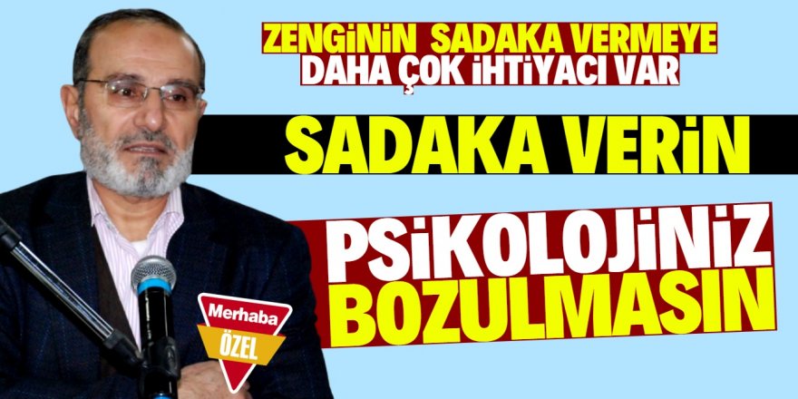 Prof. Dr. Orhan Çeker: Alman usulü hayat sizi hasta eder!