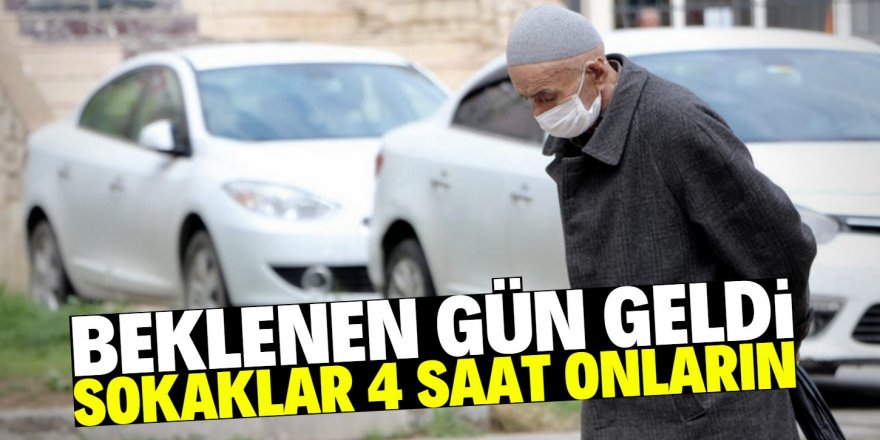 Bugün sokaklar 4 saatliğine onların