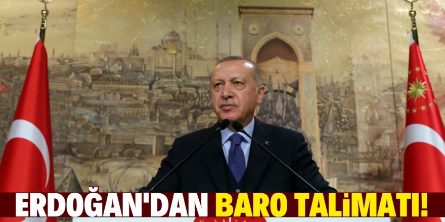 Cumhurbaşkanı Erdoğan'dan gece yarısı talimat!