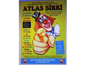 Atlas Sirki Bafra'ya Geliyor