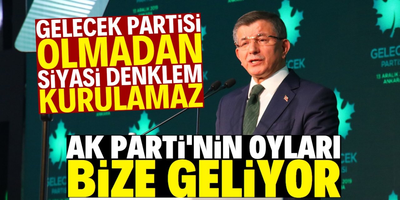 Ahmet Davutoğlu: "Erken seçim iddialarının en önemli sebebi biziz"