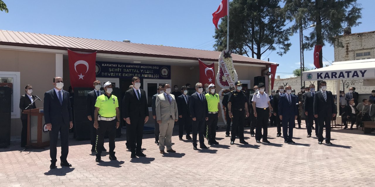 Konyalı Şehit Polis Battal Yıldız’ın ismi Devriye Ekipler Amirliği binasında yaşatılacak