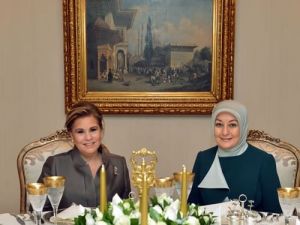 First Lady, Büyük Düşes'e Çankaya Köşkü’nü Gezdirdi