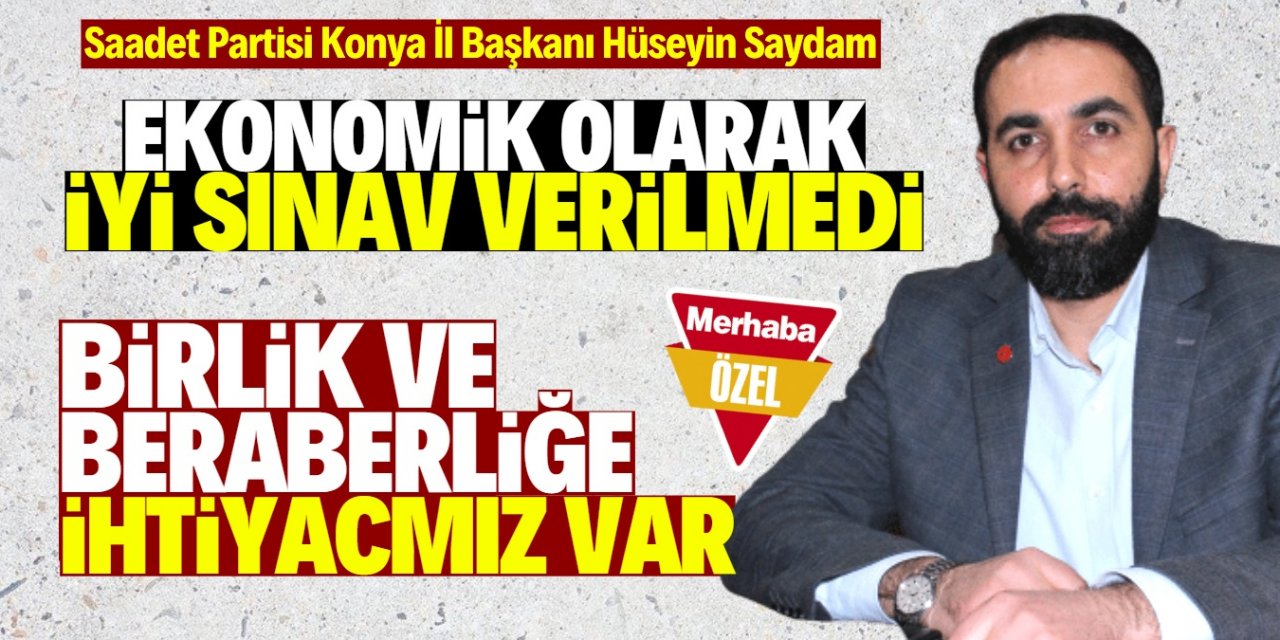 Hüseyin Saydam, "Slogan atarak süreç yönettiler"